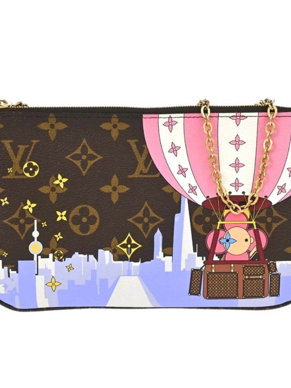 Louis Vuitton Holiday Vivienne Pochette Double Zip Shoulder M68486 MI4119 198011